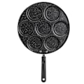 Miniatyrbild 1 av 8: Stekpanna med 7 hål, non-stick, för stekta ägg, hamburgerform, hushållskök, köksredskap