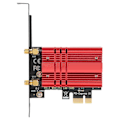 Miniatyrbilde 4 av 8: Trådløst nettverkskort 2.4G 5G Dual-Band Desktop PC innebygd PCI-E adaptermottaker AX200S-(BR)