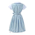 Pikkukuva 2 / 4: Baijerilainen Oktoberfestin vintage-pitsikoristeinen sidemekko Dirndl 5XL sininen