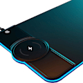 Miniatyrbillede 2 af 5: Trådløs Opladning RGB Gaming Mousepad, Udvidet Skrivebordsmatte med Skridsikker Gummisål