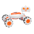 Miniatyrbillede 8 af 8: S-012 2.4Ghz RC Stunt Bil Legetøj 360 Graders Roterende Deformerbar Dobbelt Kontrol 4WD Drift Bil Legetøj til 8+ Børn Dreng
