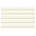 Miniatyrbillede 1 af 8: 100 stk. Mini Binder Clips Blomsterform Stærk Klemmekraft Metal Lang Hale Clips Kontorartikler Guld