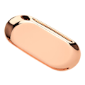 Miniatyrbilde 1 av 8: Stor oppbevaringsbrett 430 rustfritt stål aromaterapi stearinlys verktøy brett arrangør Rose Gold