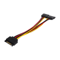 Miniatyrbild 2 av 8: SATA-adapterkabel 1-i-2 datorhårddisk Optisk enhet Power
