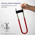 Pikkukuva 2 / 5: Vahvat jääkaappimagneetit, neodyymiset magneettiset nastat raskaan käytön magneettitaululle toimistoon ilmoitustaululle keittiön kartalle 12 kpl 12x16MM
