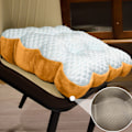 Miniatyrbilde 6 av 8: Firkant is silke pute kake tatami ryggpute booster sete pute pute for bil kontor hjem fiske toast