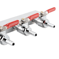 Miniatyrbillede 8 af 8: 3-vejs CO2-gasdistributionsmanifold øldispenser-tøndedispenser