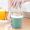 Miniatyrbilde 3 av 4: Sitronformet manuell juicer - Dobbel bruk for ulike frukter (Grønn)