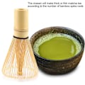 Miniatyrbillede 3 af 8: Naturlig bambus te piskeris Chasen forberedelse af Matcha-pulverbørsteværktøj (72 ben)