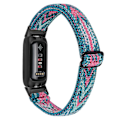 Pikkukuva 1 / 5: Fitbit Inspire 3 Nylon-punottu Solo Loop -urheiluranneke - Musta37
