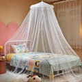 Miniatyrbilde 2 av 5: Selvlysende Prinsesse Dome Seng Baldakin - Polyester Stjerner - 1 Sett Hvit XL