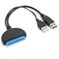 Pikkukuva 8 / 8: SATA– USB 3.0 -sovitinkaapeli Tukee HDD 2,5 tuuman SSD-sarjaporttia Kiintolevyn tiedot Easy Drive Line