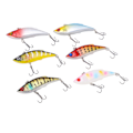 Miniatyrbilde 6 av 8: 6 stk synkende harde fiskeagn, kunstige fiskeagn av plast for ferskvann og saltvann, 8 cm/10 g