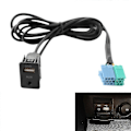 Miniatyrbilde 2 av 5: Radioforlengelse Aux USB-port Adapter Kabel Ledningsnett Assy For