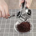 Miniatyrbillede 3 af 8: Manuel roterende ostchokoladerivare i rustfrit stål