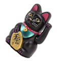 Miniatyrbilde 3 av 8: 4 Tommers Lykkekatt Dekor Håndvinkende Velkommen Katt for Hjem Desk Ornament Gavegiving Svart