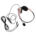 Pikkukuva 1 / 8: Call Center Headset Monitoiminen tyylikäs melua vaimentava HD-puhelun kuulosuojaimet puhelinkuulokkeet Rose Gold Dual 3,5 mm