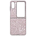 Miniatyrbild 1 av 8: Vikbart phone case ABS Skyddande glänsande cover Anti Drop Case för Find N2 Flip Pink