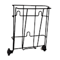 Miniatyrbillede 8 af 8: Rustfrit Foldbar Isskovlholder i Metal - Heavy Duty Isskovlholder til Isspand, Køkkenfryser, Bar, Fest, Bryllup