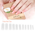 Miniatyrbillede 2 af 8: 140 stk. Dual System Form Extension Falske Negle Tips Negle Kunst Tips UV Gel DIY 12 Størrelser med Linjer