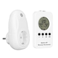 Miniatyrbillede 3 af 8: Trådløs stikkontakt termostat LCD fjernbetjening digital display temperaturregulator med temp sensor EU stik 220V