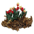 Miniatyrbilde 7 av 8: 1:12 DIY Simulering Dukkehus Blomster Miniatyr Dukkehus Mose Plen Hage Scene Dekorasjon