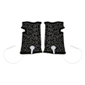 Miniatyrbild 6 av 8: 2st ledande armband Minskar smärta Svullnad Silver Fiber Elastisk för artrit Domningar Svart