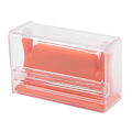 Miniatyrbilde 6 av 8: Multifunksjonell nåletreder med dobbelt hulldesign 2,6x4,4x7,2cm/1,0x1,7x2,8in plast broderinåltråd oransje