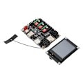 Miniatyrbillede 6 af 8: 2,4 tommer touchskærm 32 bit lasergraverings hovedkort kontrolkort med køleplade 3D printer bundkort 12‑24VDC