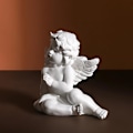 Miniatyrbillede 4 af 5: EXCEART Dekorativ Engel Statuer Og Figurer Resin Engel Vinger Statue Skulptur Have Statue Figur Bord Midterstykke Dekoration Katolsk Religiøs