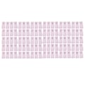 Miniatyrbillede 1 af 8: 100 stk. håndlavede etiketter i mikrofiber - holdbare, klare tryk, glatte og praktiske sy-etiketter01