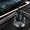 Miniatyrbild 8 av 8: PD och QC3.0 snabbladdare för bil - bärbar, smart temperaturkontroll, säker för telefon, bärbar dator och digitalkamera