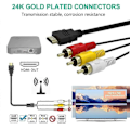 Pikkukuva 3 / 5: Sopiva HDMI - 3RCA -kaapeli, 1,5 m HDMI-uros - 3-RCA video audio AV -kaapelisovitin