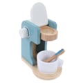 Miniatyrbilde 6 av 8: Kaffemakerleke for barn, lek med fantasi, solid tre, blanke, milde farger, trekaffemaker for rollespill, gutter og jenter
