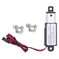Miniatyrbillede 1 af 8: Elektrisk mikro lineær aktuator aluminium ABS jævnstrømsforsyning mini bevægelsesaktuator til landbrugsmaskiner 12V 10mm 0,4in