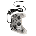 Pikkukuva 7 / 8: Langallinen peliohjain Dual Vibration RGB Transparent Shell Gamepad Joystick Xbox PC:lle valkoinen