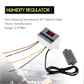 Miniatyrbillede 4 af 5: Digital Fugtighedsregulator Hygrometer Fugtighedskontrolkontakt 0~99%Rh Hygrostat Med Fugtighedssensor