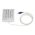 Pikkukuva 2 / 8: 21 Key Numeric Keypad DC 5V Linear Action Switch Mini Kannettava USB numeronäppäimistö liukumattomilla jaloilla kannettaville pöytätietokoneille
