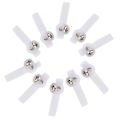 Miniatyrbillede 2 af 5: 100-pak vandtætte silikone monteringsbeslag Clips til 12 mm brede LED Strip lys, LED Strip Clips tilbehør
