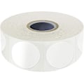Miniatyrbilde 1 av 3: Hvite runde fargekodingssirkelprikker - 1500 stk. (2,5 cm diameter)