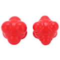 Miniatyrbillede 7 af 8: 2 stk Gummi Reaction Bounce Balls Uregelmæssig Form Reaction Balls til koordination Agility Speed ​​Training Rød