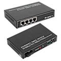 Miniatyrbilde 7 av 8: 4 porter Ethernet Fiber Switch TBC‑MC3414ES20A Plug Play Stabil Robuste Datamaskinnettverksswitcher 100‑240VUK Plugg