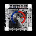 Miniatyrbild 3 av 5: 1st Inomhus Utomhus Trådlös Fönster Vägg Termometer Temperaturmätare Trädgård Hem Växthus_SZXM