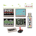Pikkukuva 5 / 5: USB-tikku, joka on yhteensopiva C64 Mini Retro -pelikonsolin kanssa, Plug and Play USB-tikku U-levy pelilevy 5370 pelillä