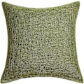 Miniatyrbilde 2 av 5: Sett med 2 grønne putetrekk rustikk lin dekorative firkantede pynteputetrekk 50x50 cm for sofa dekorasjon
