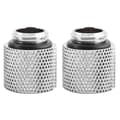 2 stk. Vandkøling G1/4 Han til Hun Forlænger Fitting Adapter Skruesæde (15mm)