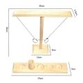 Miniatyrbillede 3 af 5: Interaktivt Hook And Ring Toss Battle Craggy Spil for Voksne - Drikkespil Sort