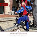 Miniatyrbild 4 av 5: Baby Walking Harness Handhållen Toddler Walker Assistent Bälte Stöd för Spädbarn som Lär sig Gå