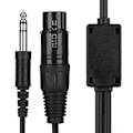Miniatyrbillede 4 af 8: For Airbus XLR til GA dobbelt stik 5-polet headset adapter kabel flyvehovedtelefon kabel