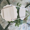 Pikkukuva 2 / 4: 2kpl DIY puinen rakkausvalokuvakehys, jossa valkoinen embryo Super Light Clay lumihiutale mold